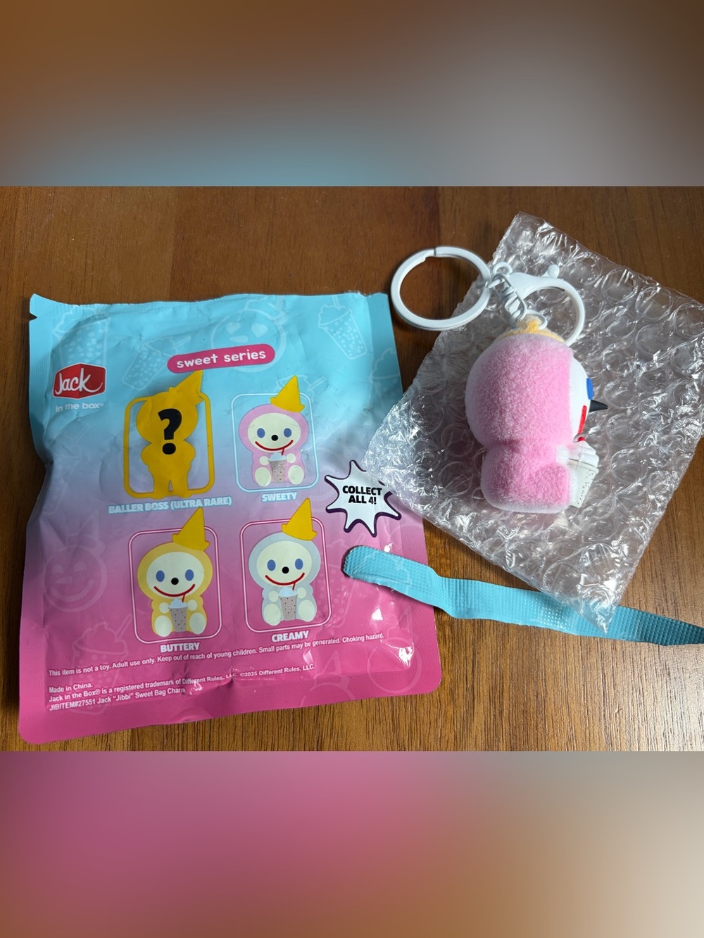 Jack In The Box Jibbi Shake Keychain Creamy Sweet Series - Picture 2 of 4